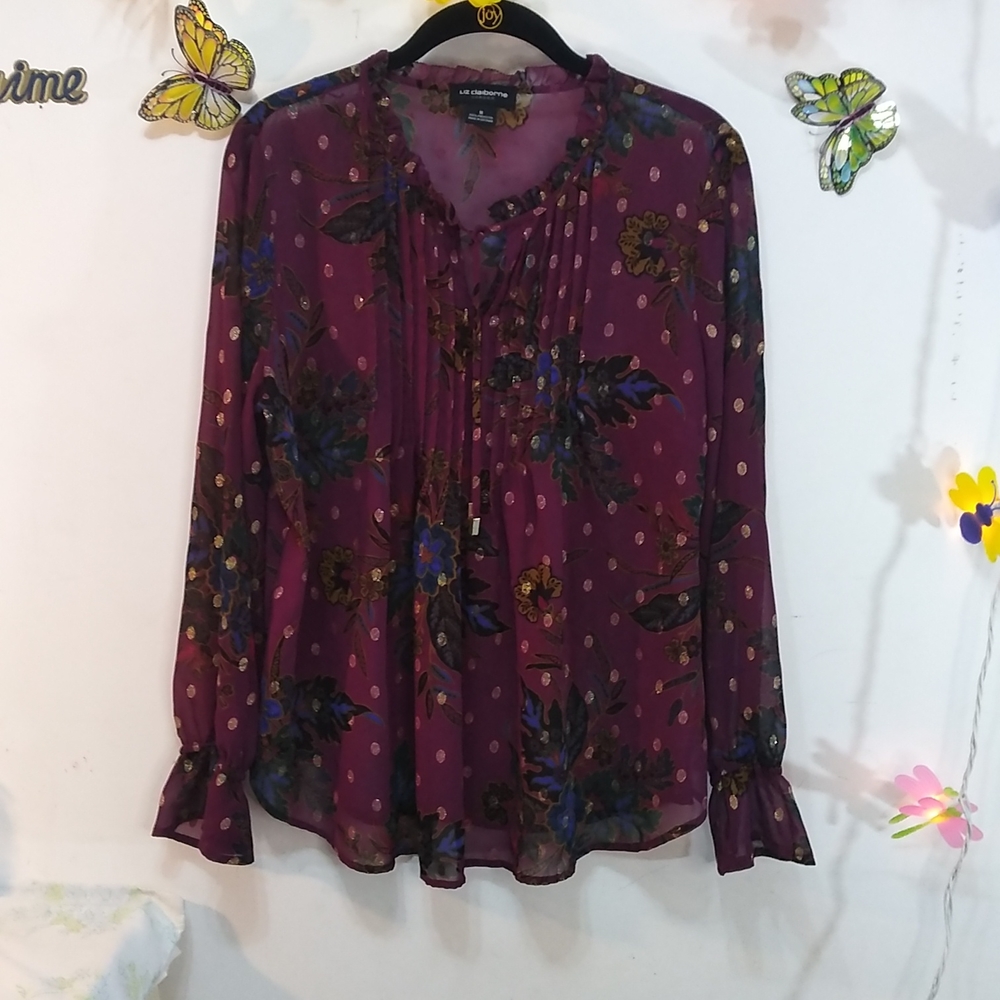 COPY - Liz Claiborne in women's tops Sz Medium